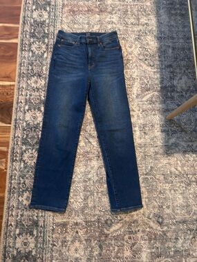 J. Crew Indigo Blue Stovepipe Jeans